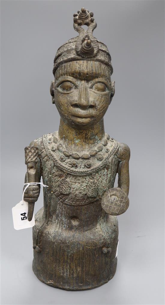 A large Benin style figure height 50cm